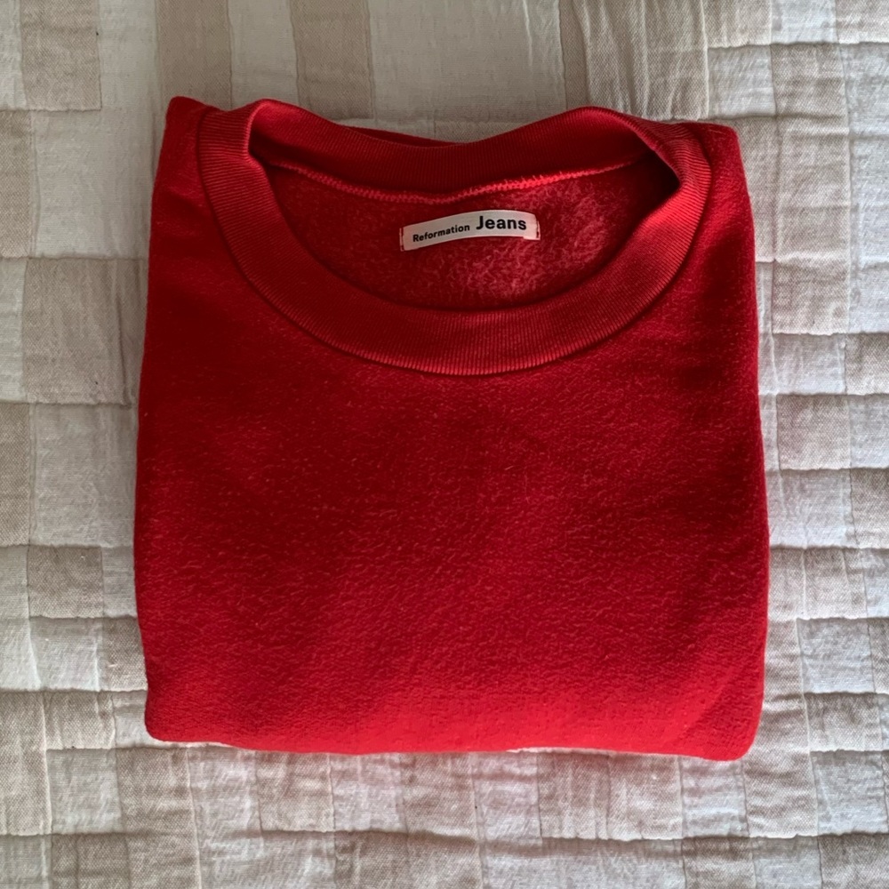 Reformation Hunter Crop Sweatshirt - Small (S)